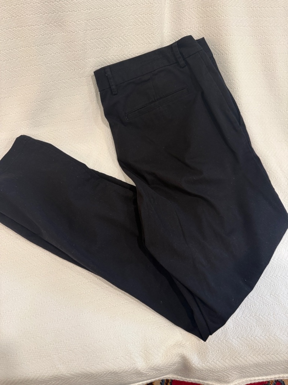 Old Navy Black Men's Dress Pants - Slim Straight